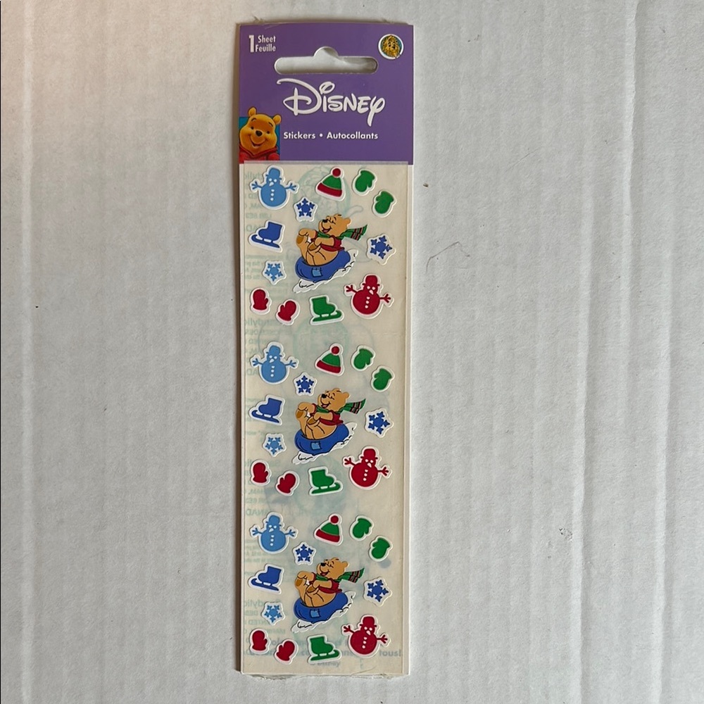 Disney Sandylion Winnie Pooh Sledding Stickers